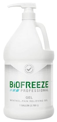Topical Pain Relief Biofreeze Professional 5% Strength Menthol Topical Gel 1 gal PUMP